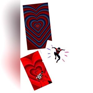 New Spider-verse Matte Stickers 3 pack Bundle
